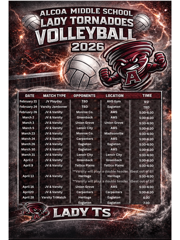 Volleyball Schedule