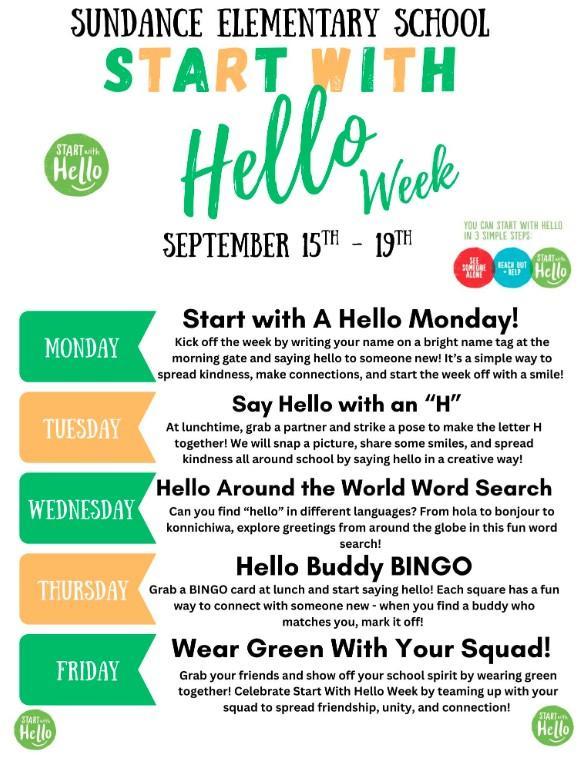 Start with Hello flyer