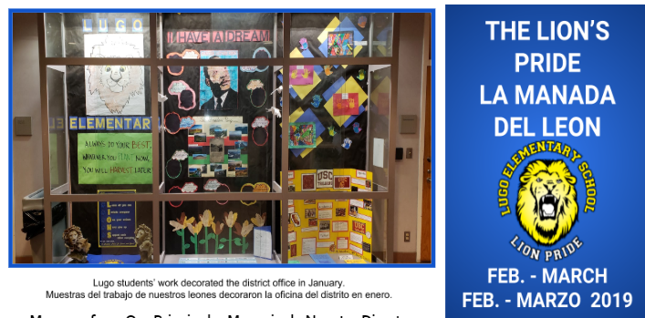 LUGO NEWSLETTER: February & March 2019 | EL NOTICIERO DE LUGO: febrero y marzo 2019 Featured Photo