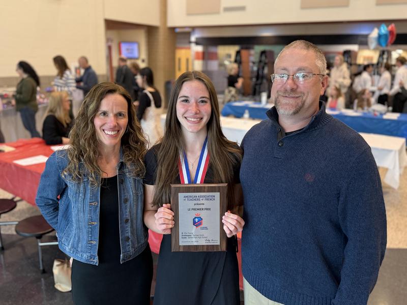 Mia Young and Parents