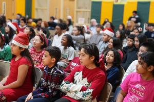 5th grade from Greene at Evergreen to watch the Christmas Carol