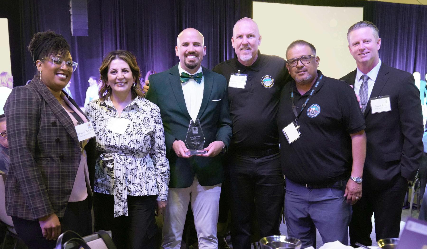 SJUSD Board of Trustees and Teacher of the Year Mr. Segura