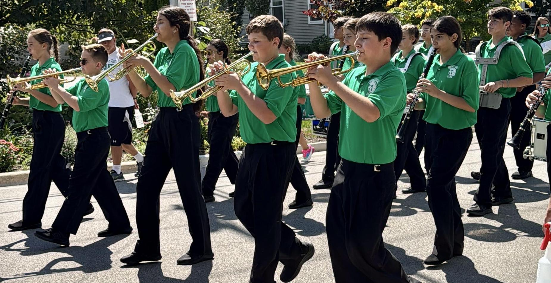SHJH Band in Frankfort Fall Fest Parade