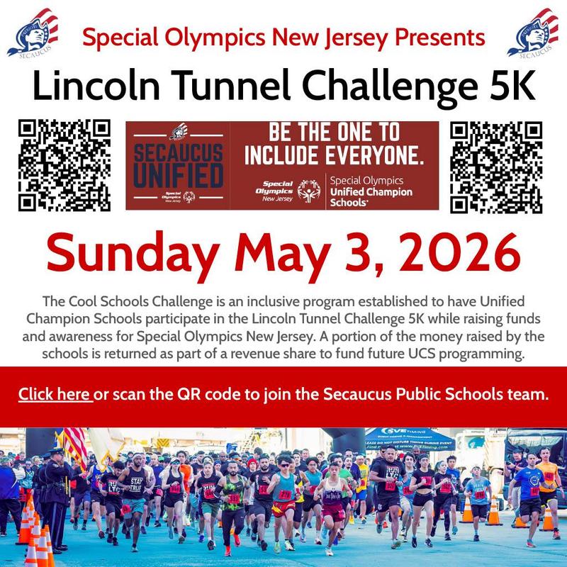 Lincoln Tunnel Challenge 5K – Sunday, May 3, 2026