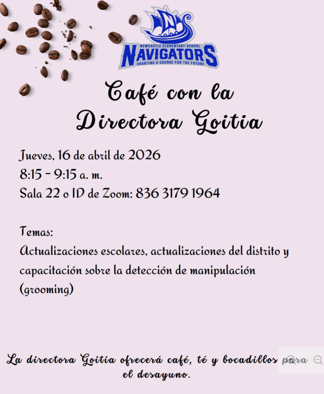 cafe con la directora