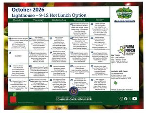 October Menu
