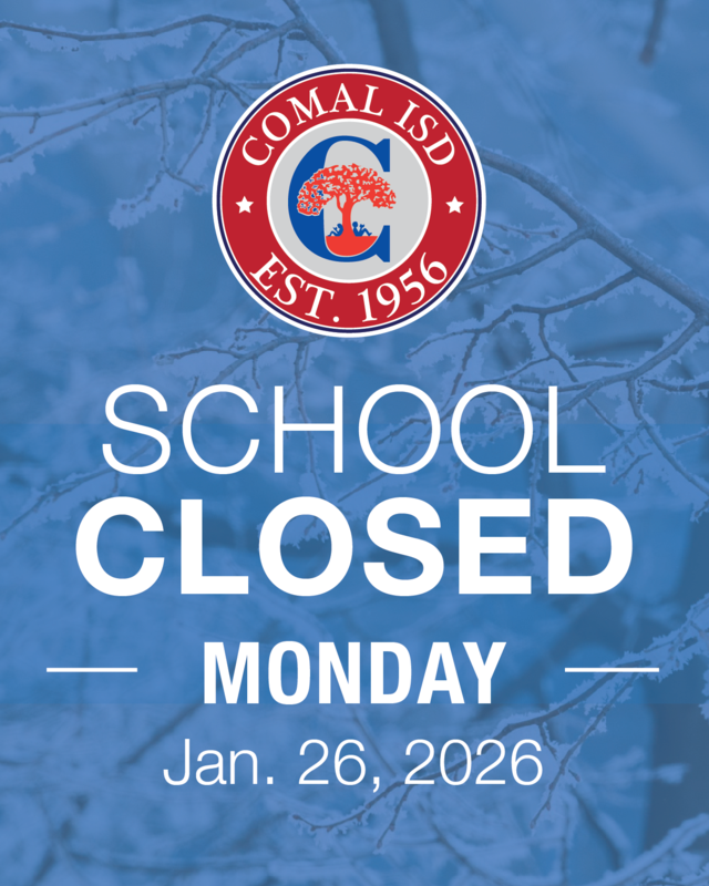 school closed monday january 26 graphic