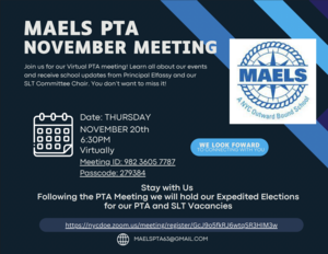 November PTA Mtg