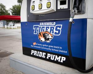 pride pump at tiger mart country stores in griswold iowa