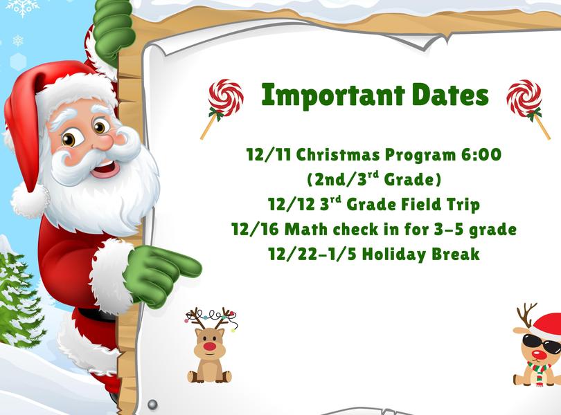 December dates