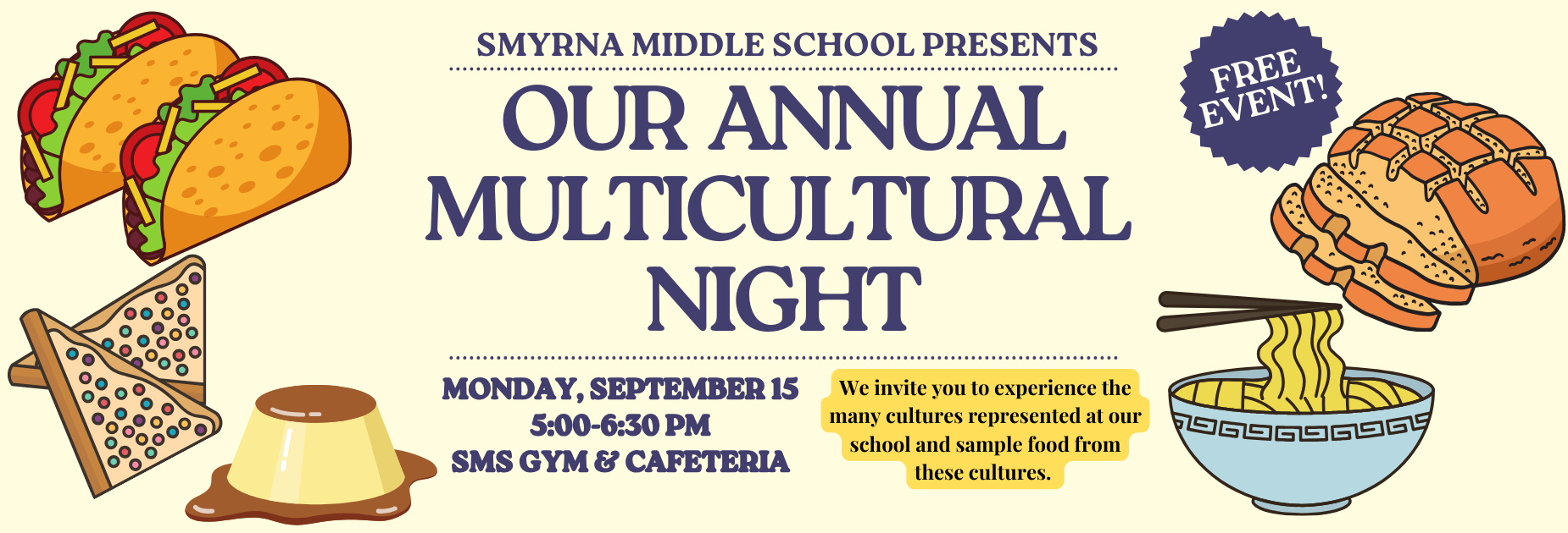 Join us for Multicultural Night!