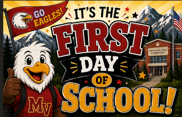 GO Eagles its the first day of school