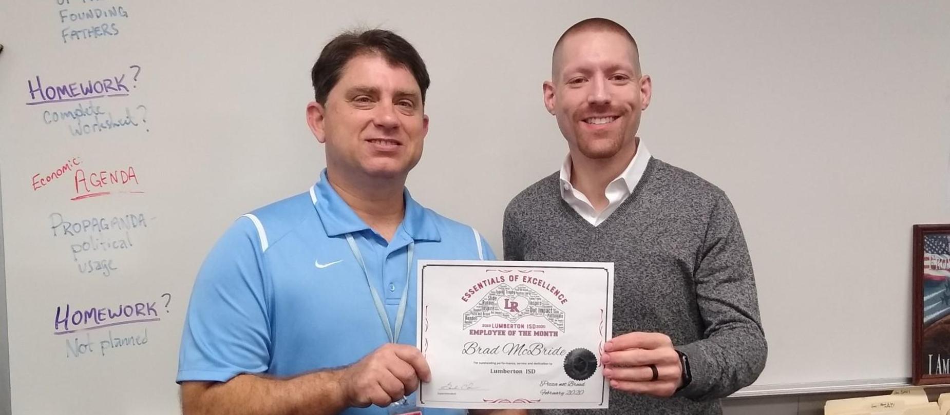 Employee of the Month - February 2020