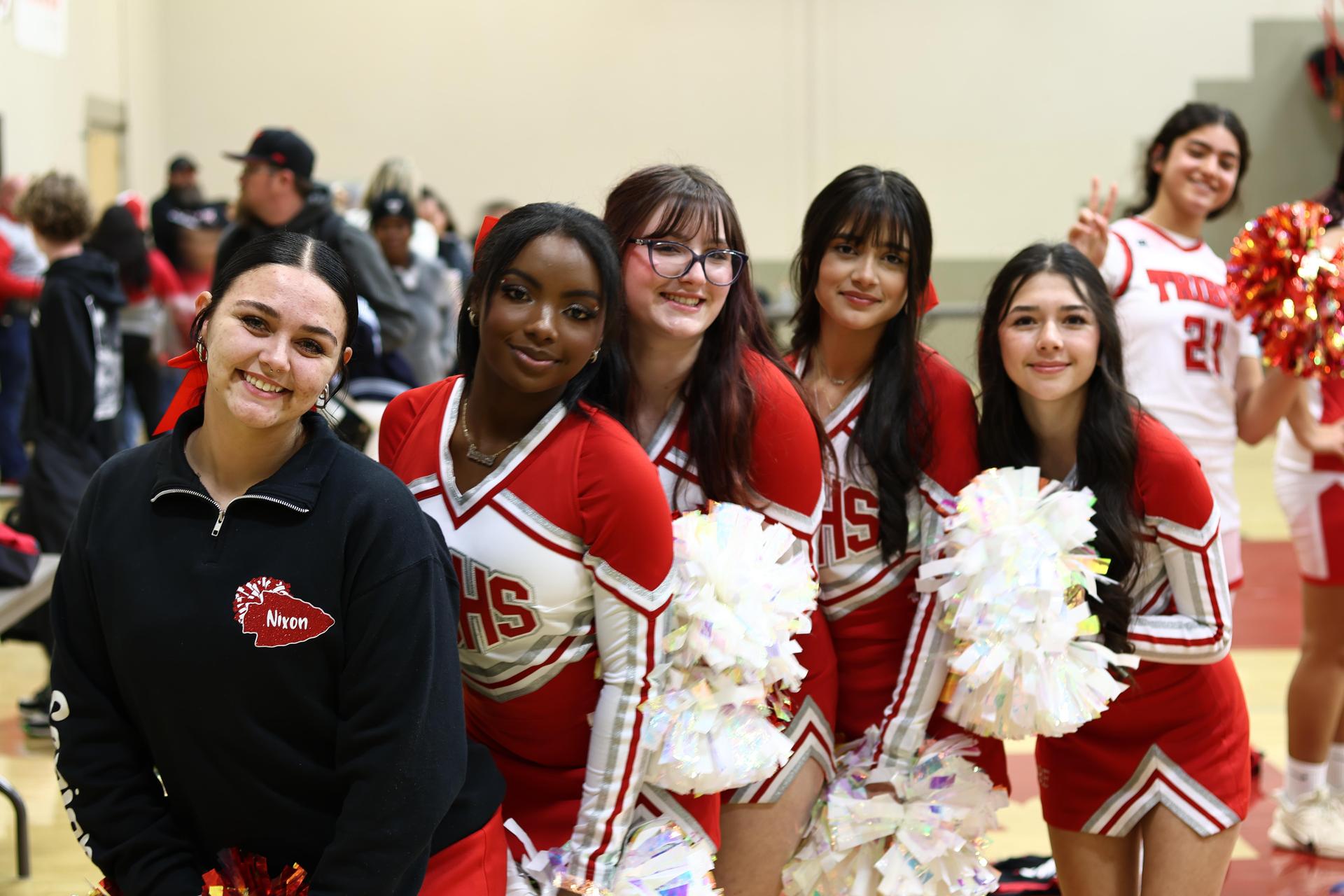 varsity girls playing against yosemite