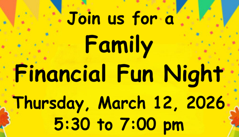 Financial fun night schedule