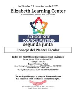 Junta del Consejo del Plantel Escolar