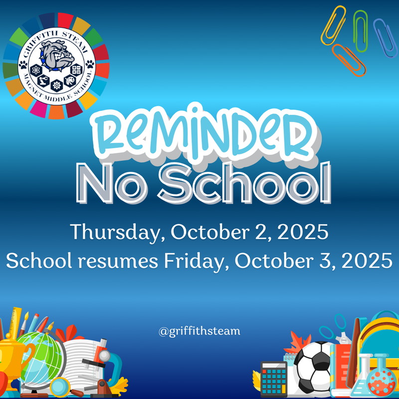 no school reminder 10/3