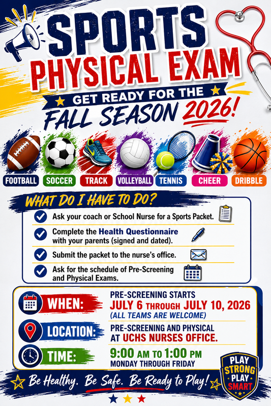 Medical Exam Flyer