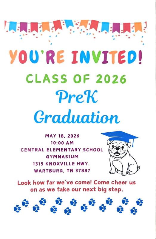 Pre-K Graduation Flyer