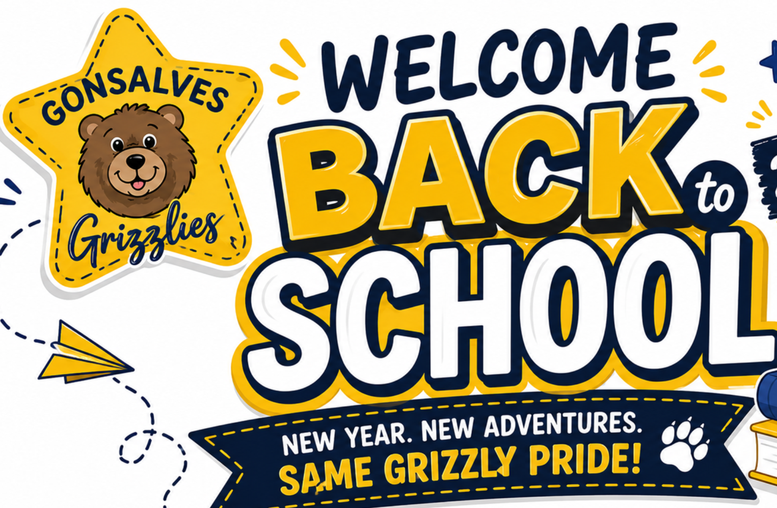 Grizzly Logo Welcome Back