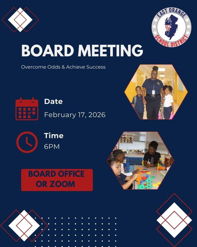 Board Meeting Feb 17 at 6 pm