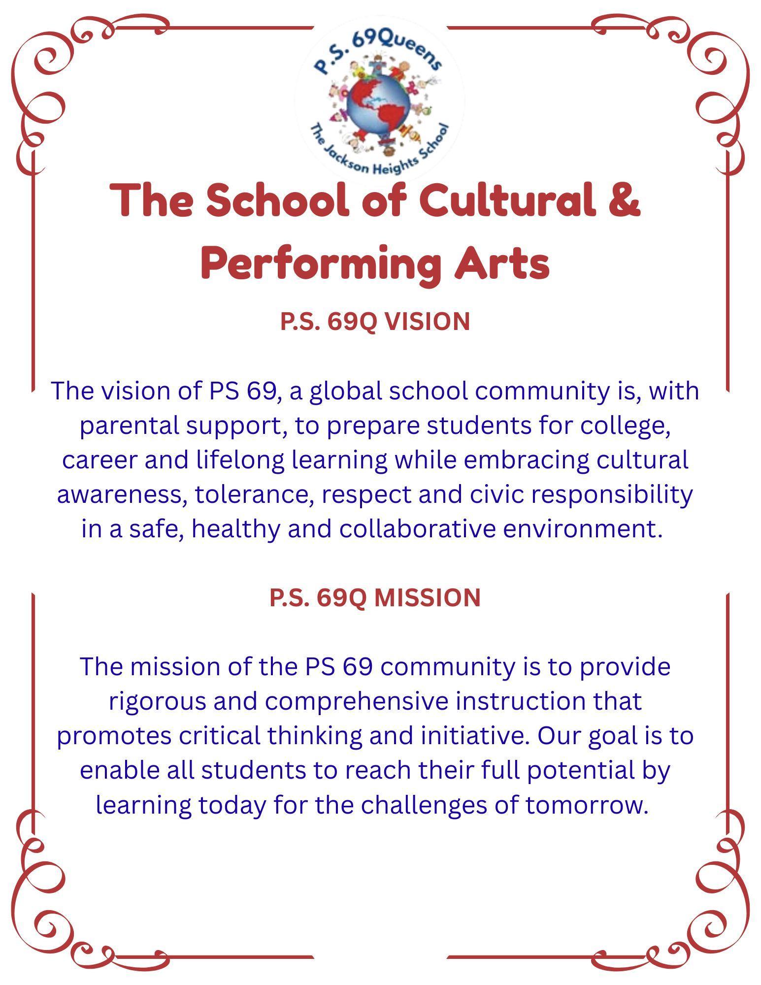 School mission and vision statement