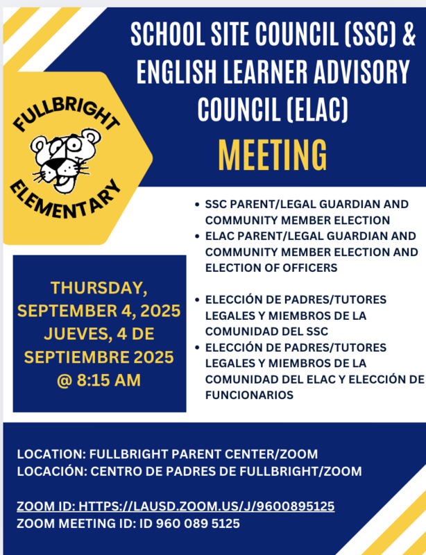 School Site Council Parent/Legal Guardian and Community Member Election Featured Photo
