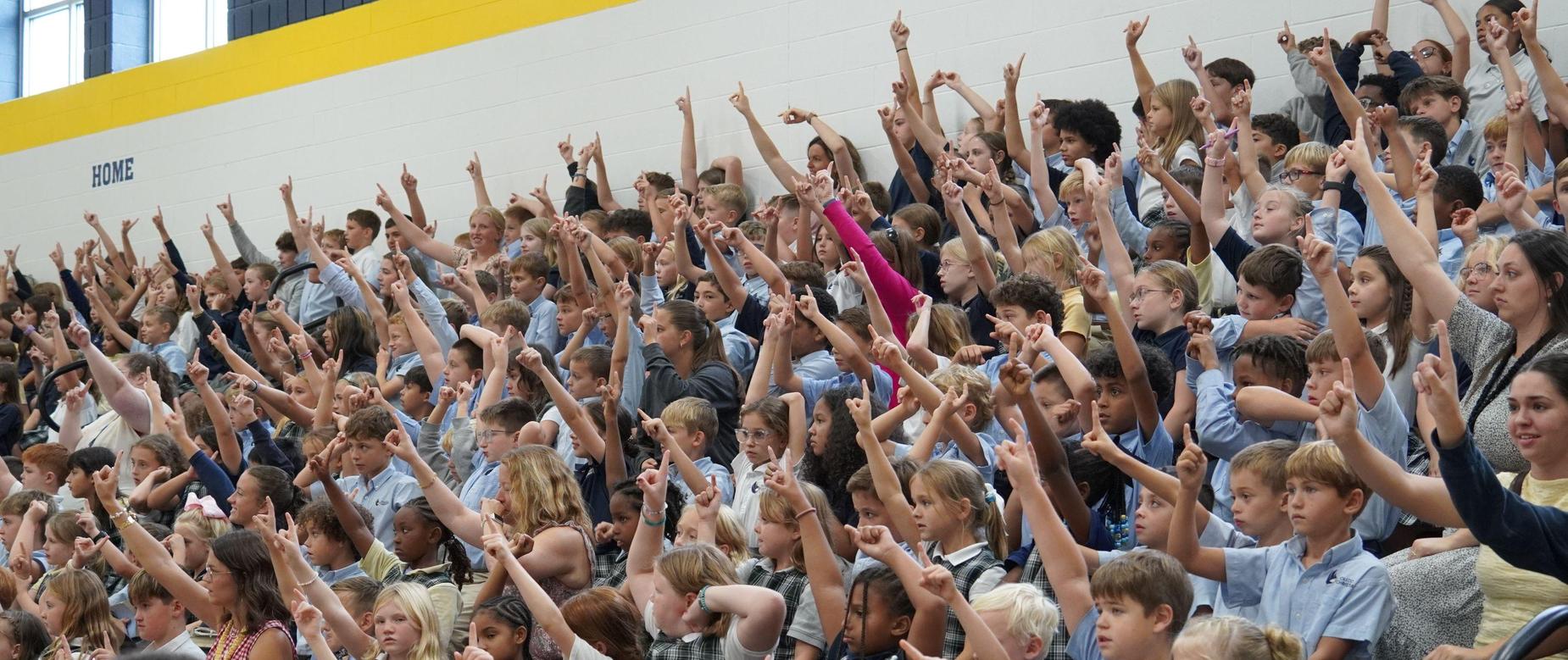 Students at Chapel