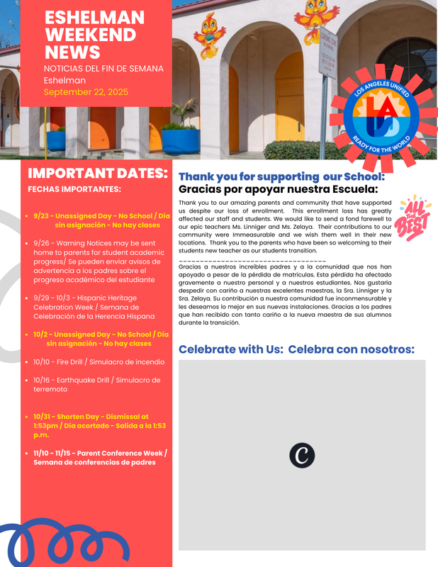 Parent Newsletter