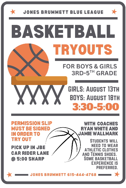 Basketball Tryouts 2026
