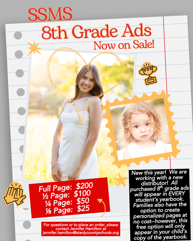 8th Grade Yearbook Ads Now on Sale! Featured Photo