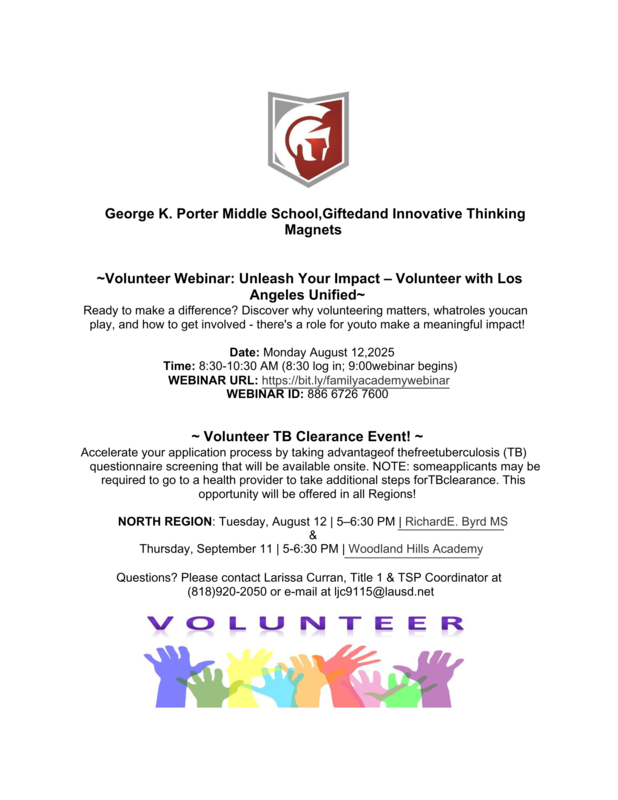 Volunteer Event Flyer