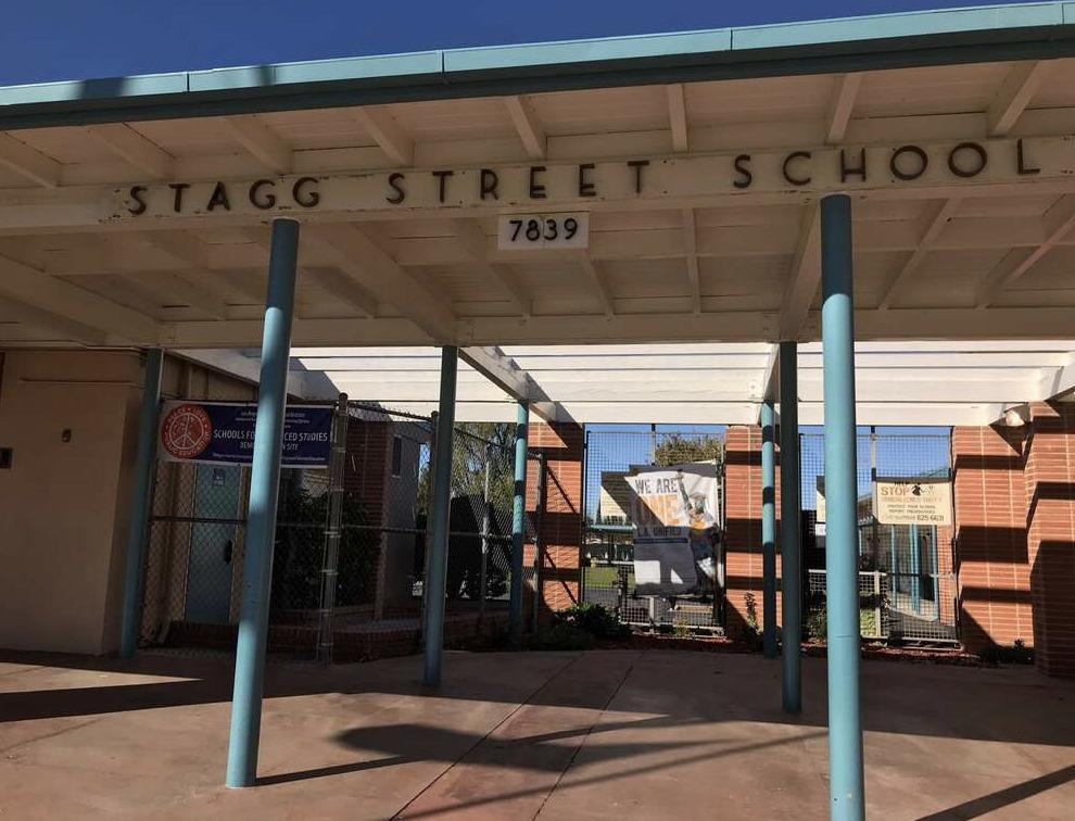front of school