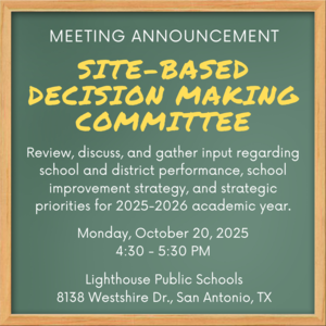 SBDM Committee Meeting Announcement