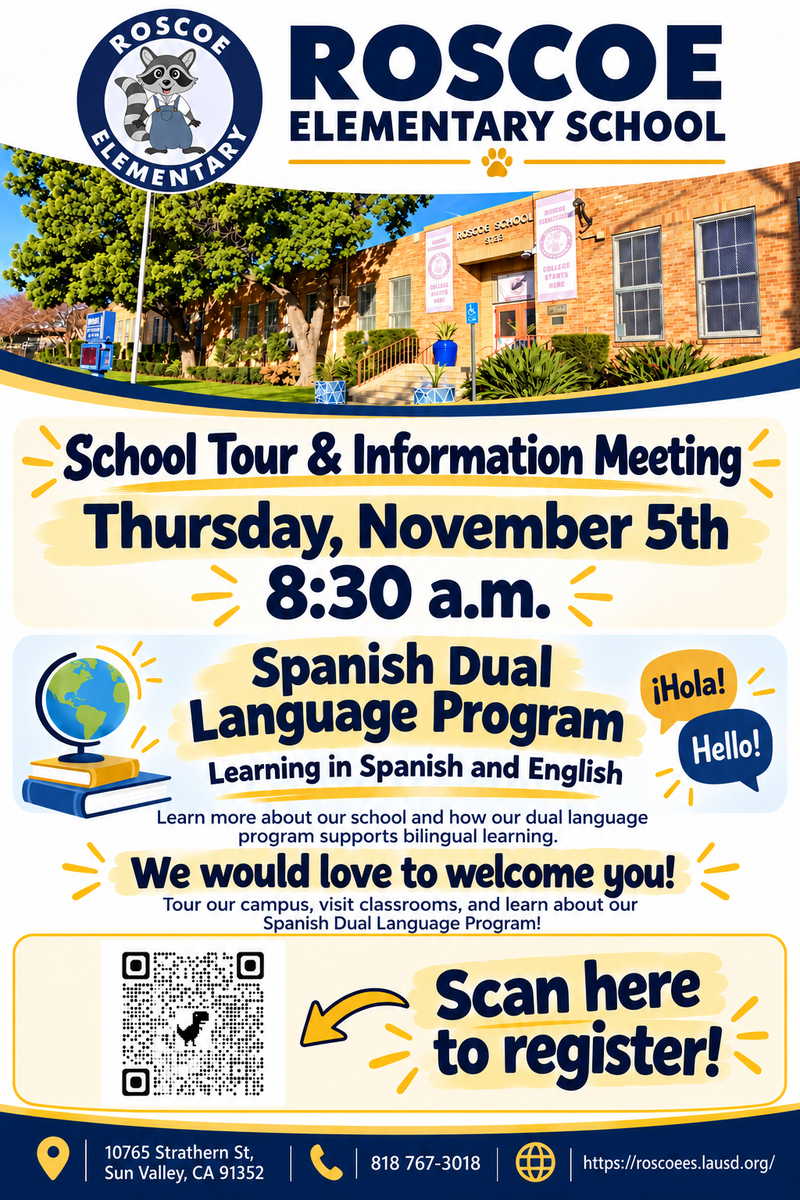 School Tour Flyer