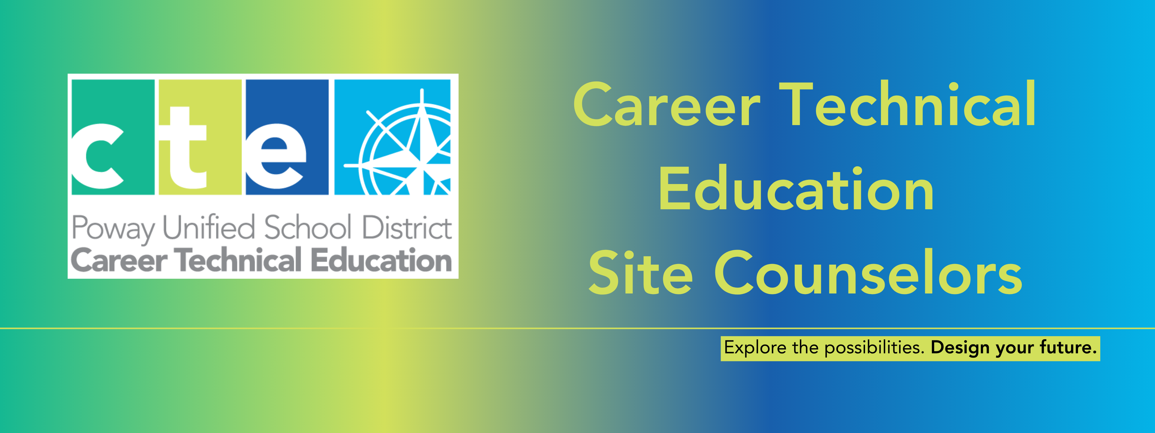 Poway Unified CTE Site Counselors
