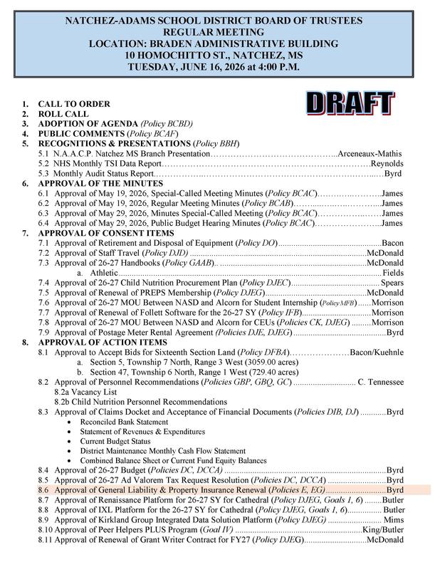 Agenda