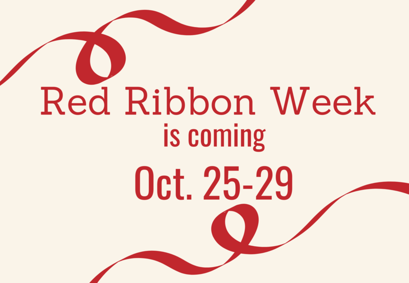 Red Ribbon Week is Oct. 25-29 Thumbnail Image