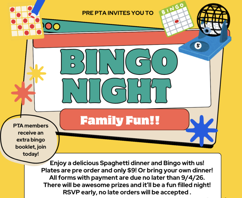 PTA Bingo Night