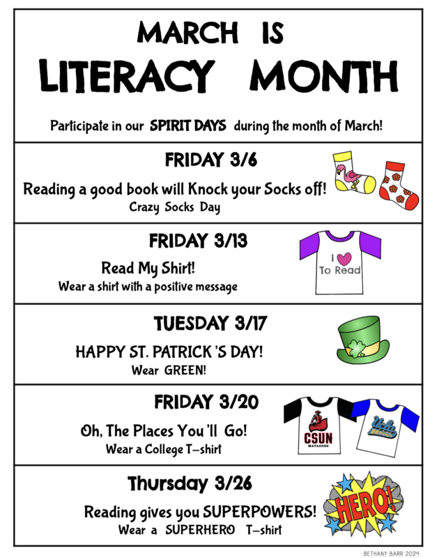 Literacy Month 2026 Flyer
