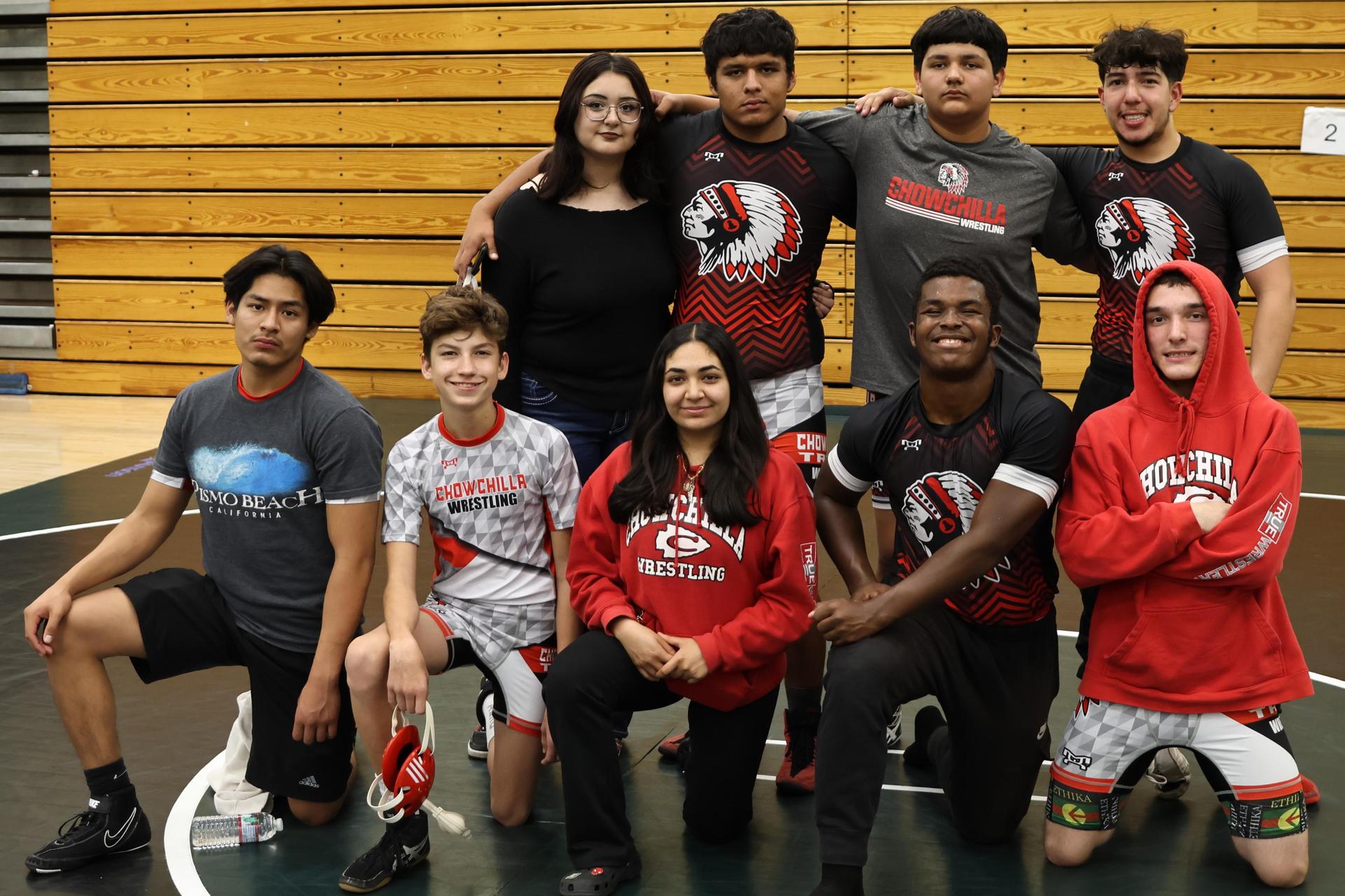 boys wrestling at liberty duals