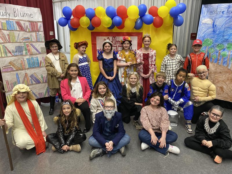 Clarkdale Elementary 4th Grade Quest Hollywood Wax Museum Participants