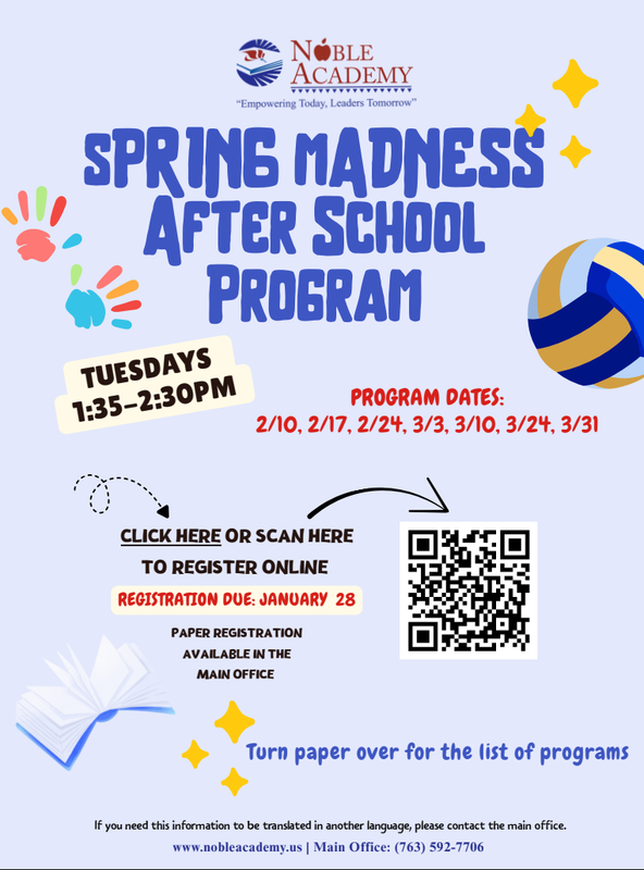 spring madness 2026 flyer