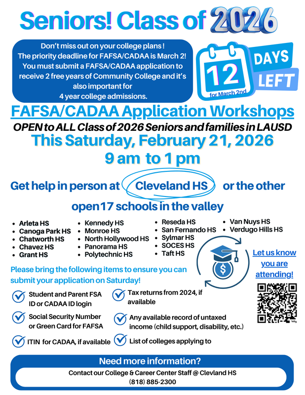 Super Saturday (Feb. 21) - Financial Aid & College App Support Featured Photo