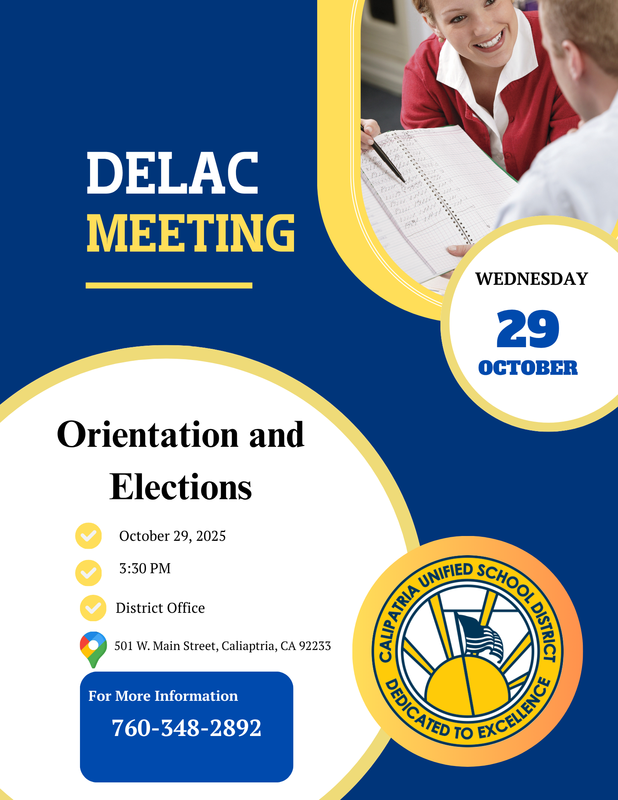 DELAC Meeting - October 29, 2025