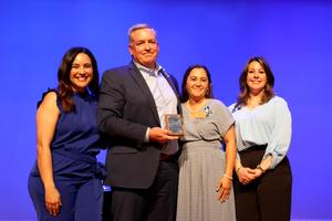 PTA Founders Day Award with Dr. Chapman