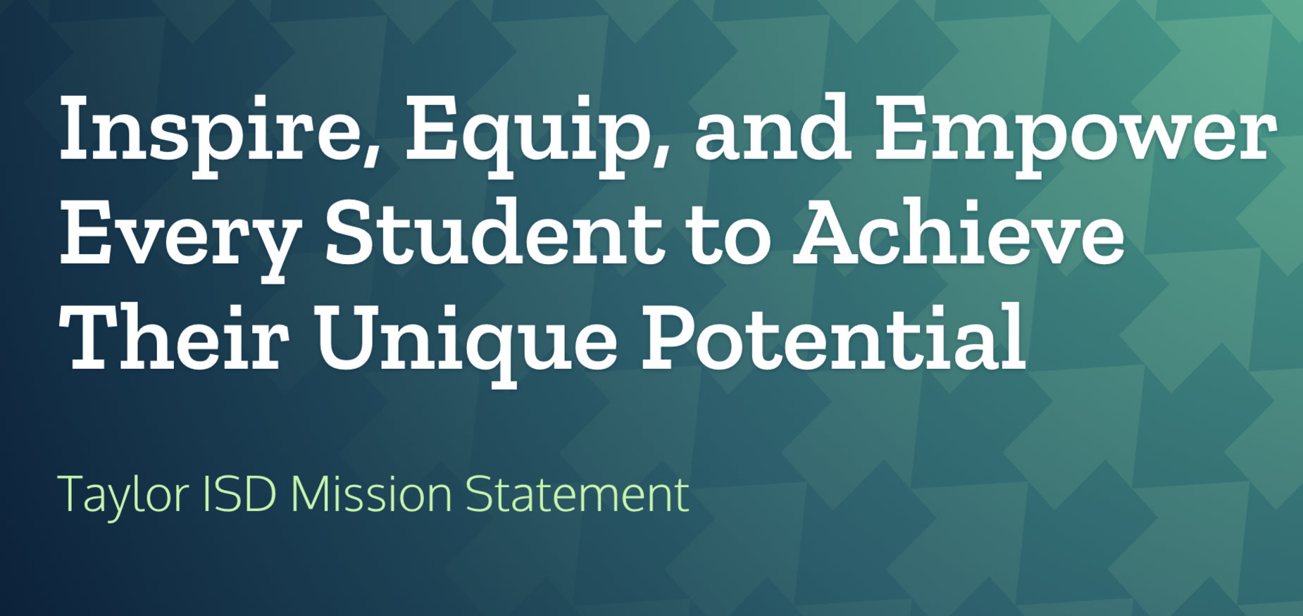 Inspire, equip and empower every child to achieve their unique potential.
