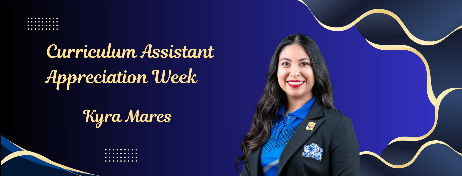 Thank you Mrs. Mares for all you do for our Thundercats.