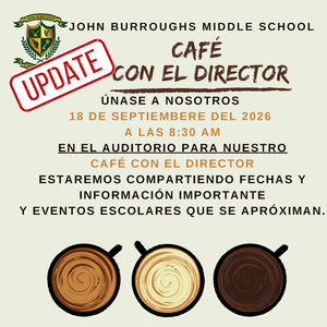 Coffee with the Principal in AUD Friday, September 18