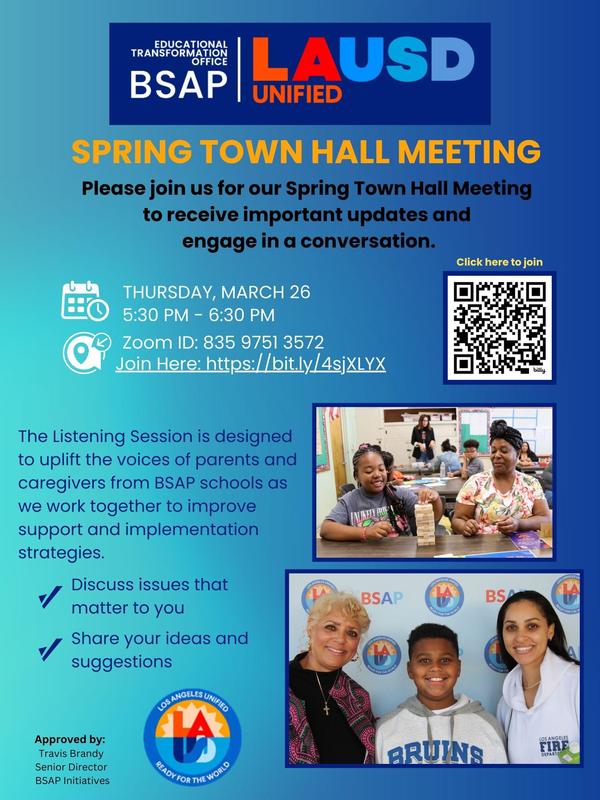 Spring Town Hall Meeting